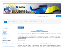Tablet Screenshot of aduanas.com.ve